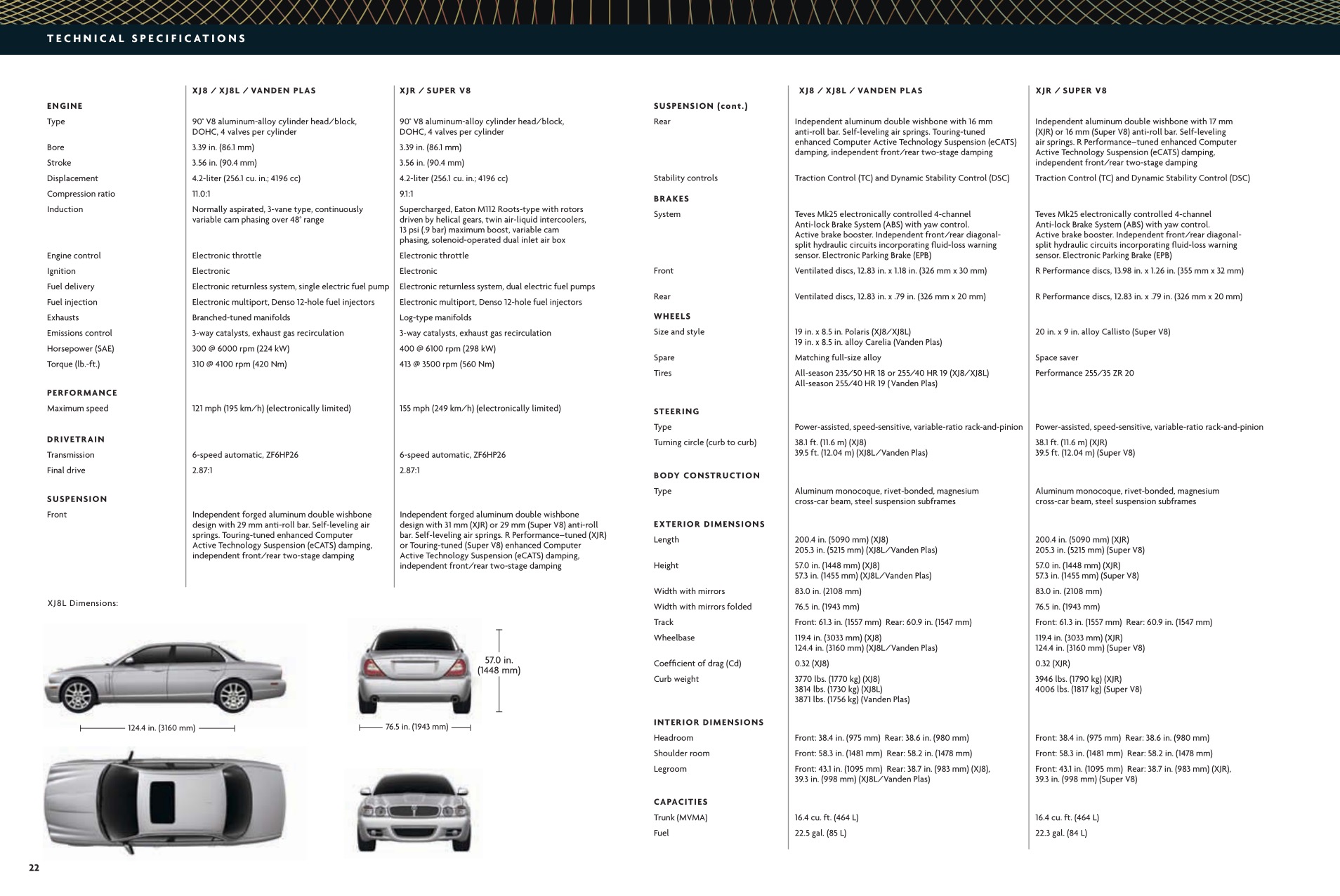 2009 Jaguar XJ Brochure Page 31